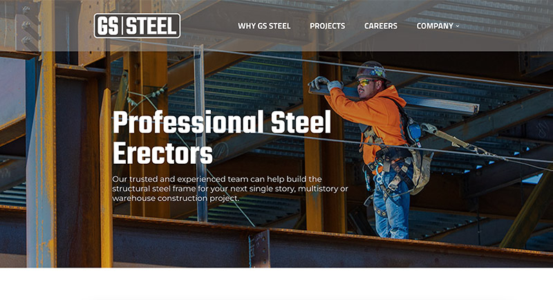 GS Steel Website